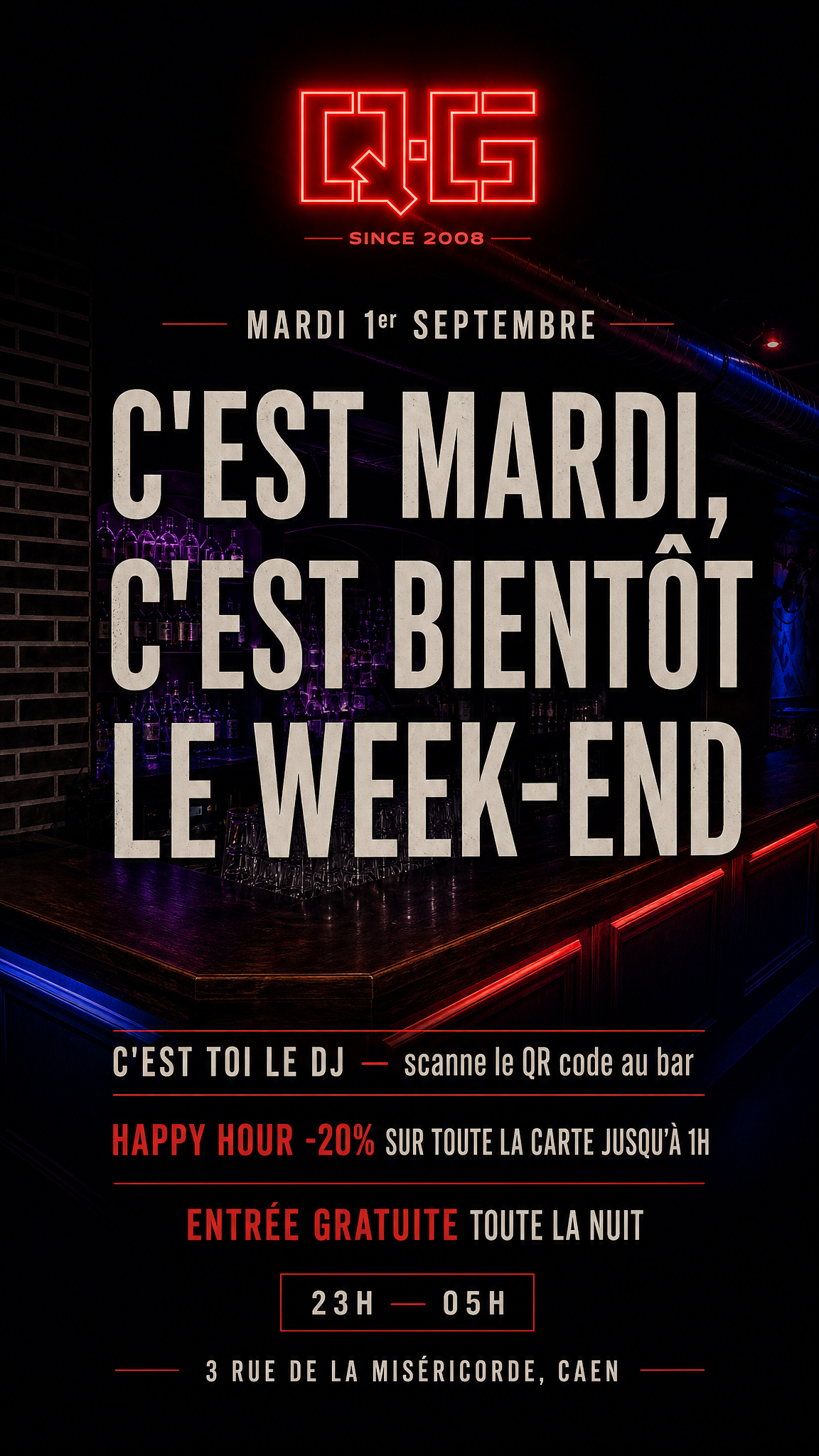 C’est mardi, c’est bientôt le week-end