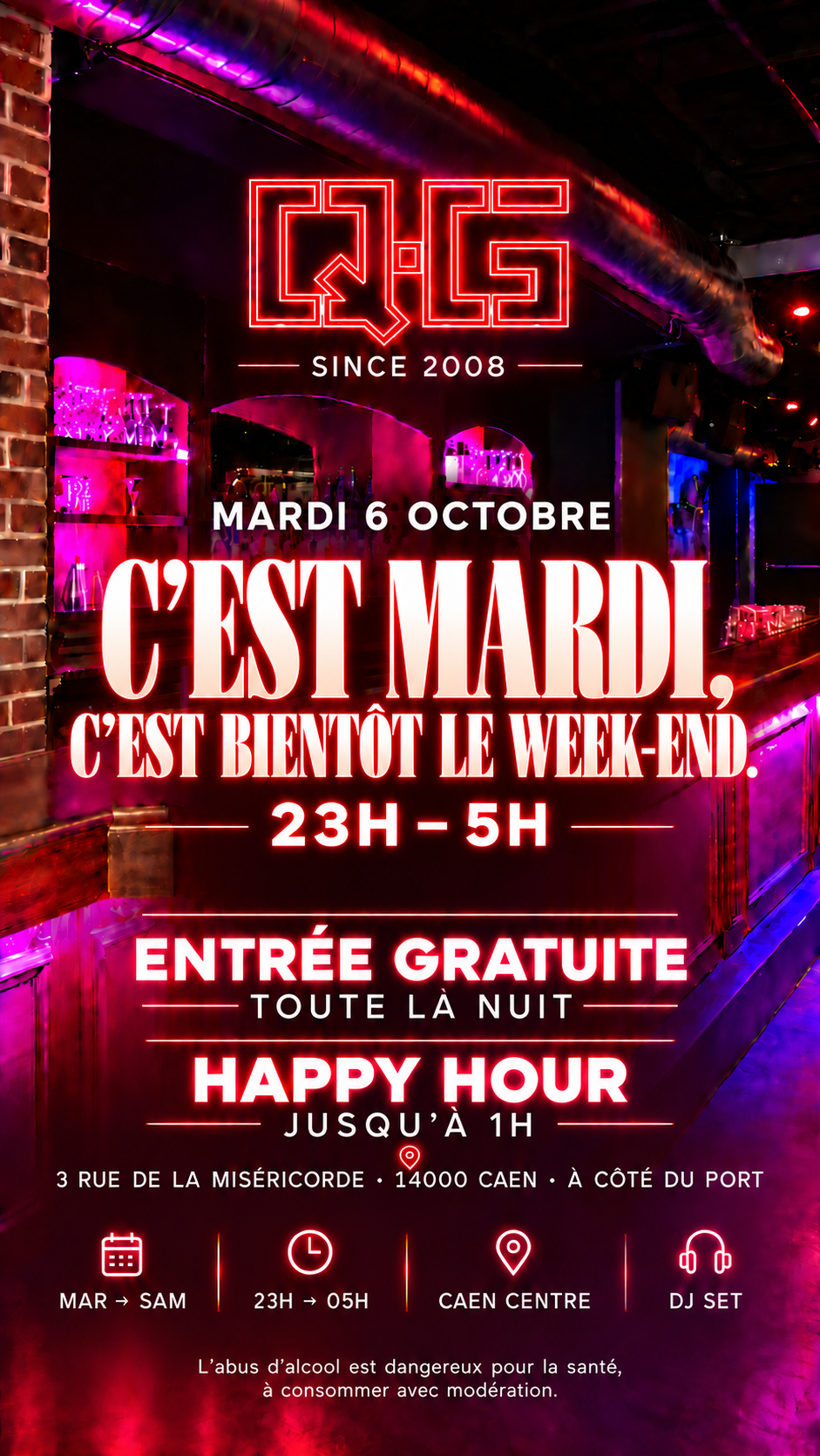 C'est mardi, c'est bientôt le week-end.