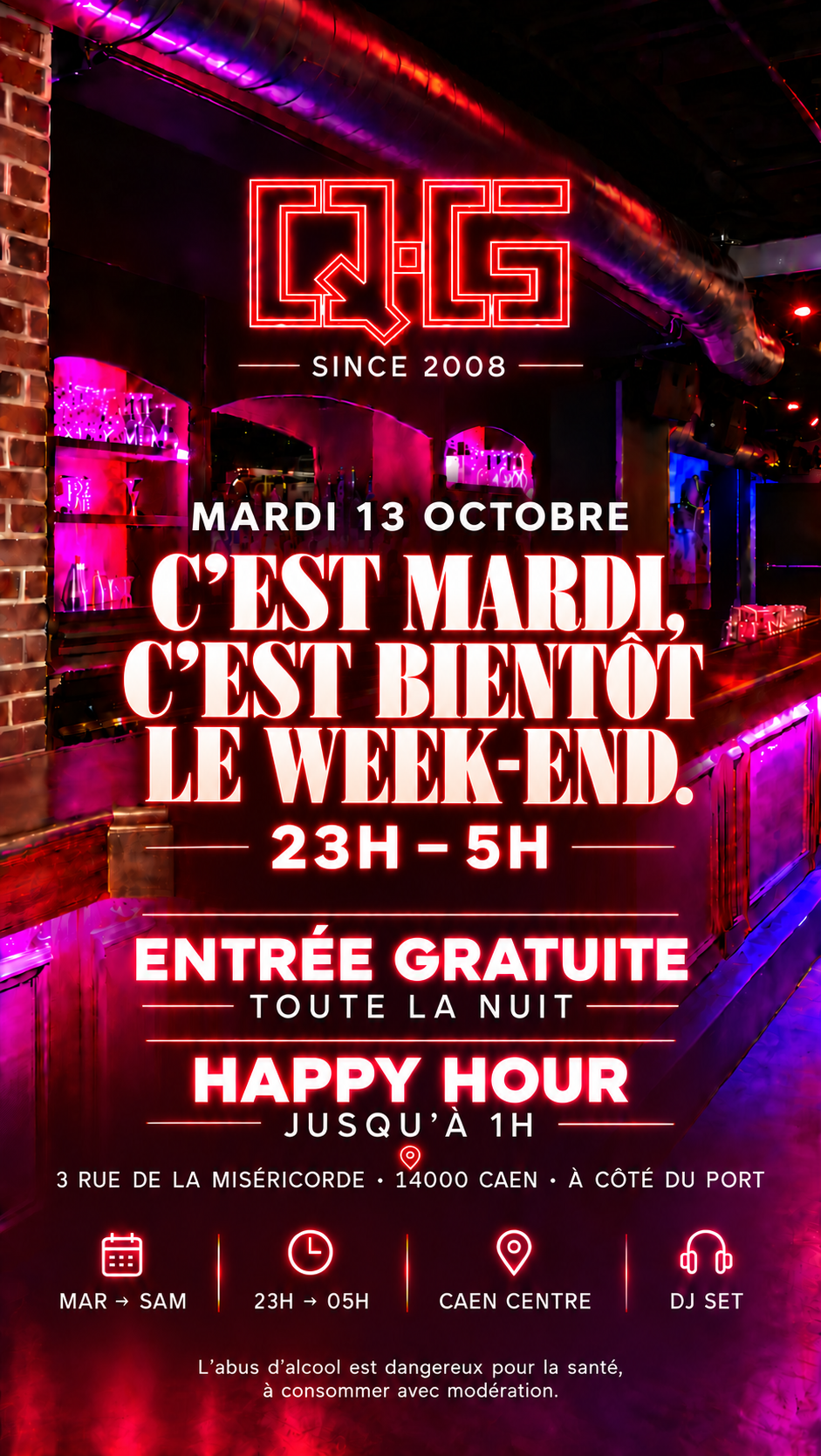 C'est mardi, c'est bientôt le week-end.